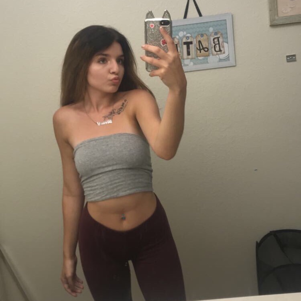 Gray Tube Top